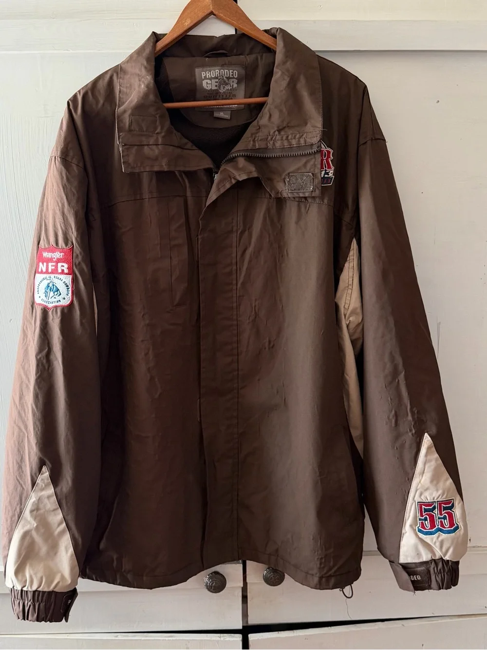 Retro Vintage Wrangler NFR FINALS 2013 PRCA Pro Rodeo Las Vegas Jacket XL